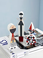 Home Decoration Living Room Kawaii Accessories Sculptures & Figures Character Shapes Cute Wood Handmade Europe Household Items