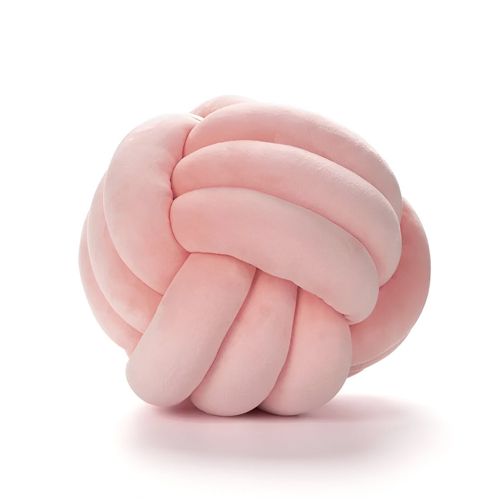 Handmade Knotted Round Decorative Pillow