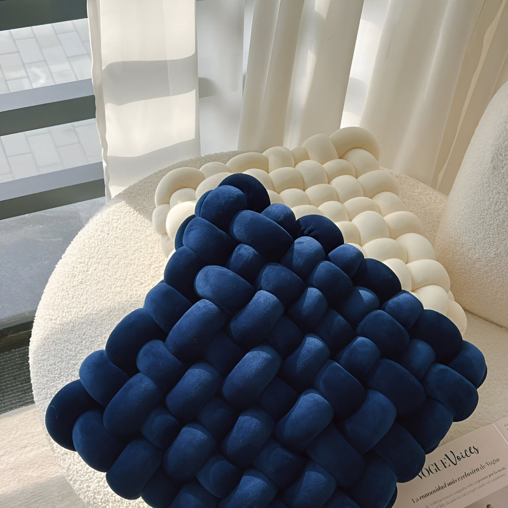 Decorative Cushion with Button Design