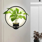 LED Wall Light with Integrated Plants – Designer Wall Lights for Interiors