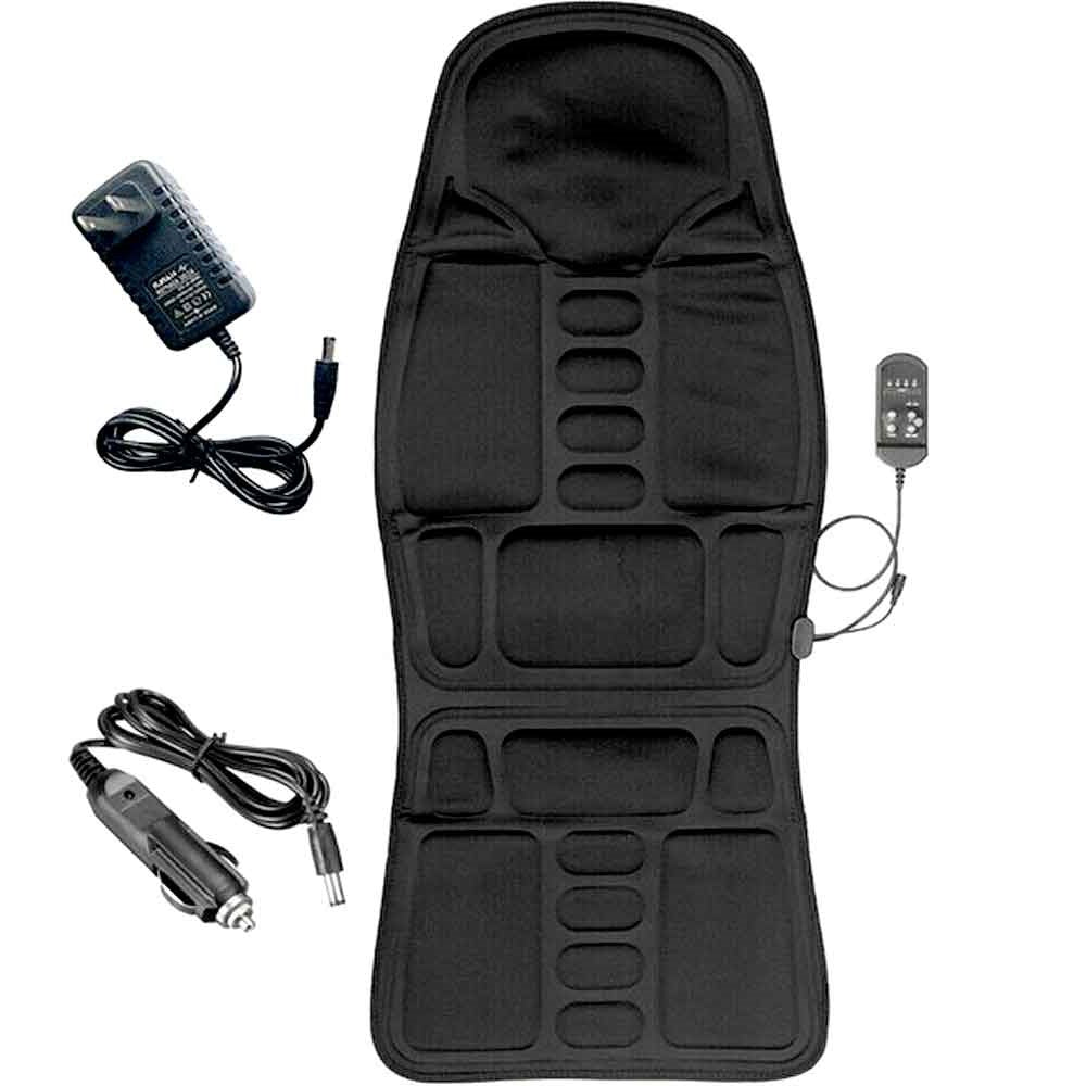 8-Mode heated massage seat cushion for back, neck & full body relaxation – Perfect for car & home