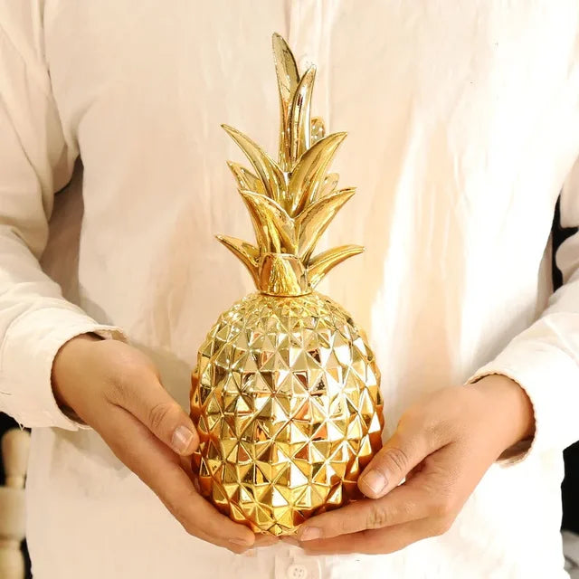 Gold Pineapple Home Decor