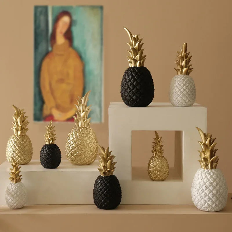 Gold Pineapple Home Decor