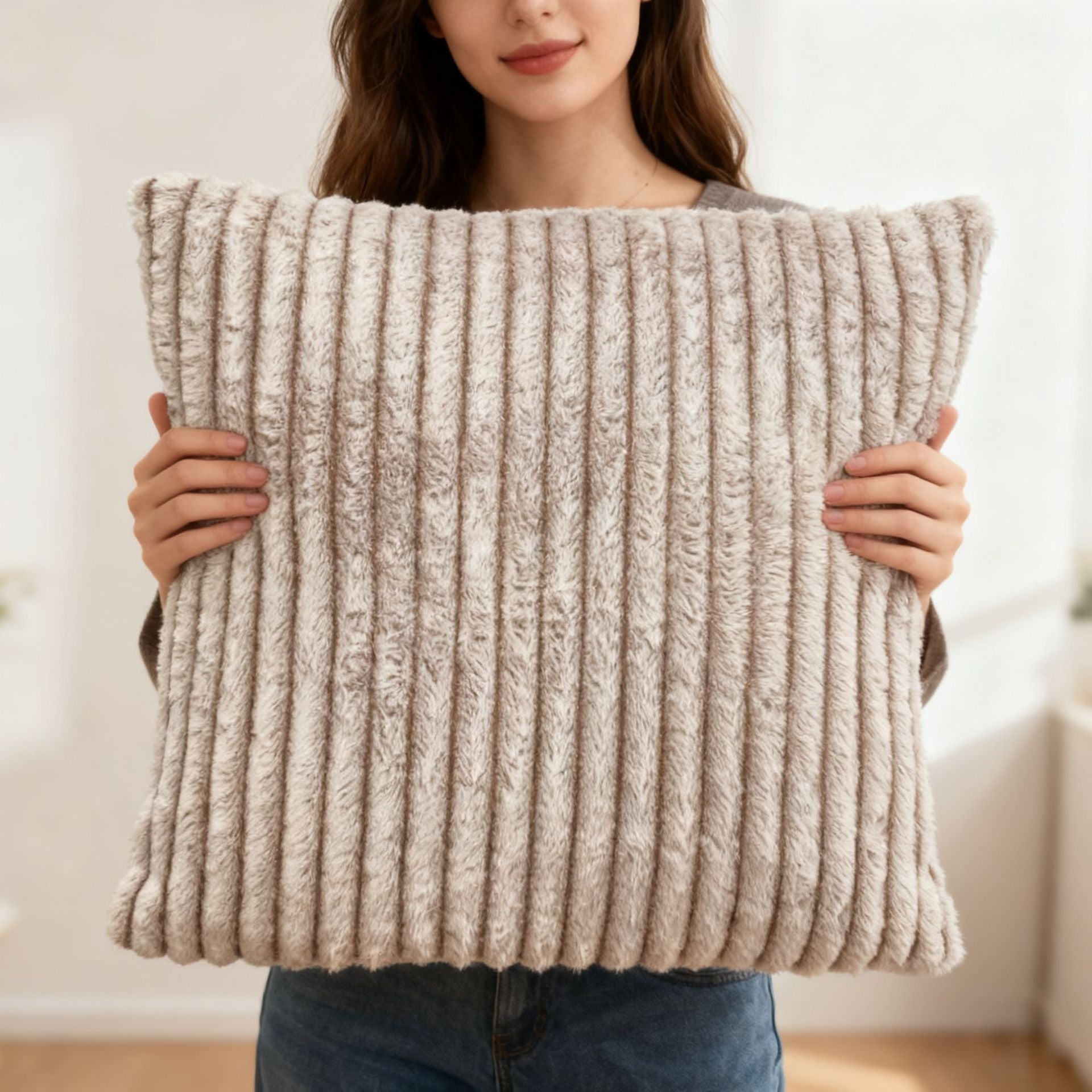 Decorative Pillow with Striped Pattern Vinantica