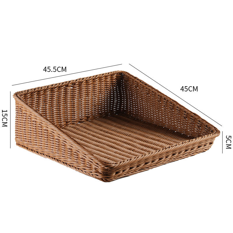 Portable Storage Box Made Of Woven Rattan