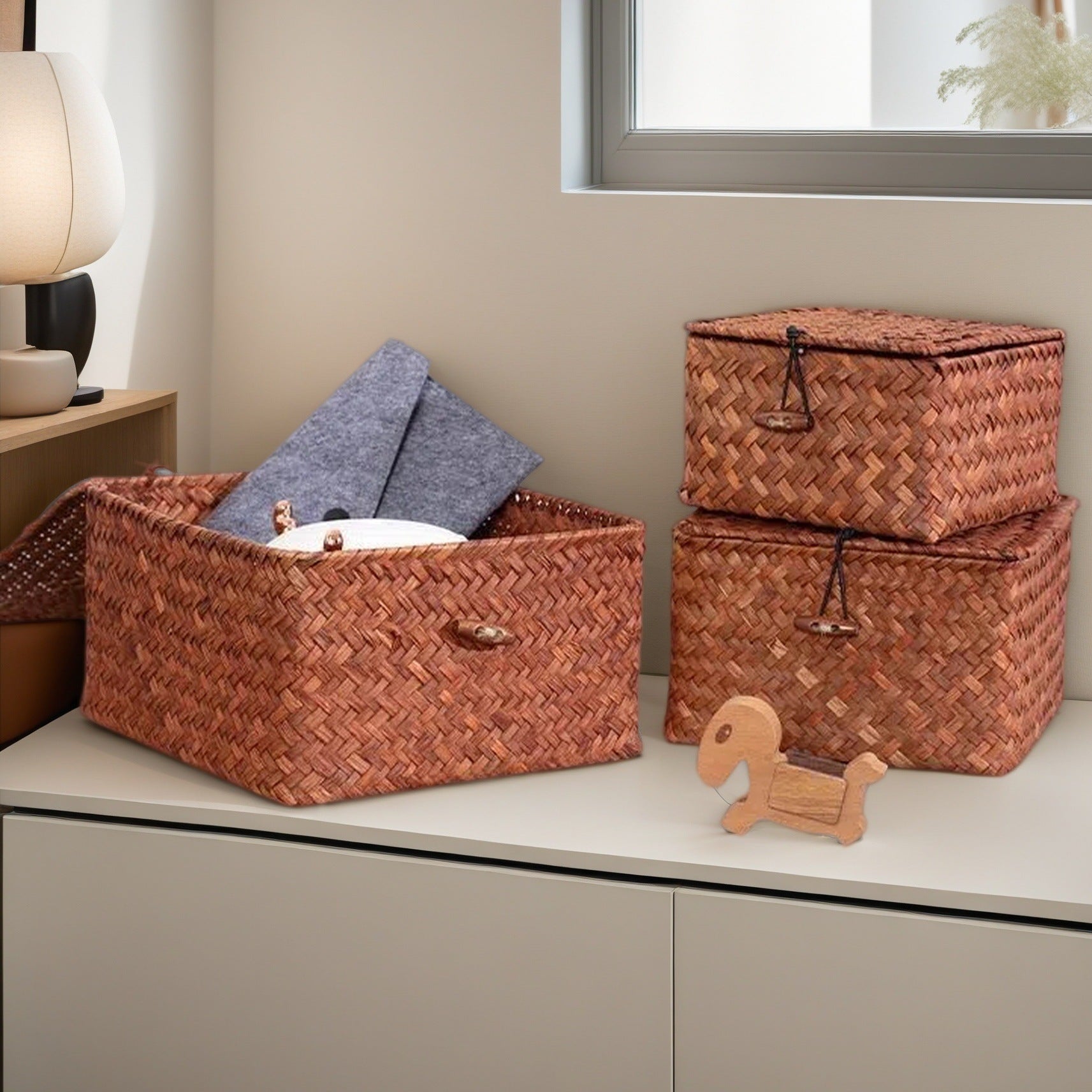 Storage Box Made Of Natural Materials