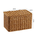 Handcrafted Rectangular Wicker Storage Box