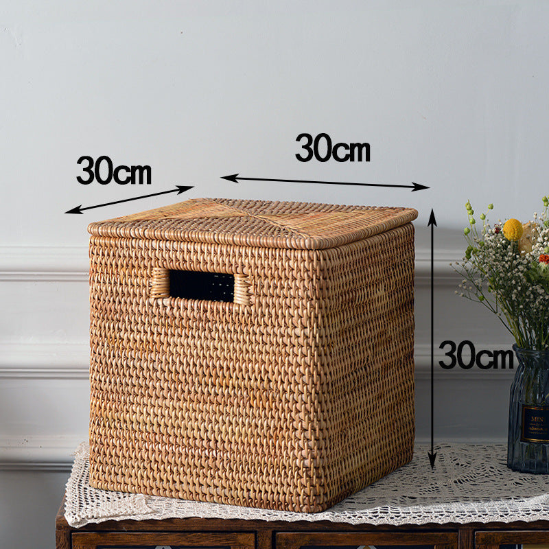 Rectangular Rattan Storage Basket