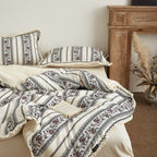 Striped bedding set