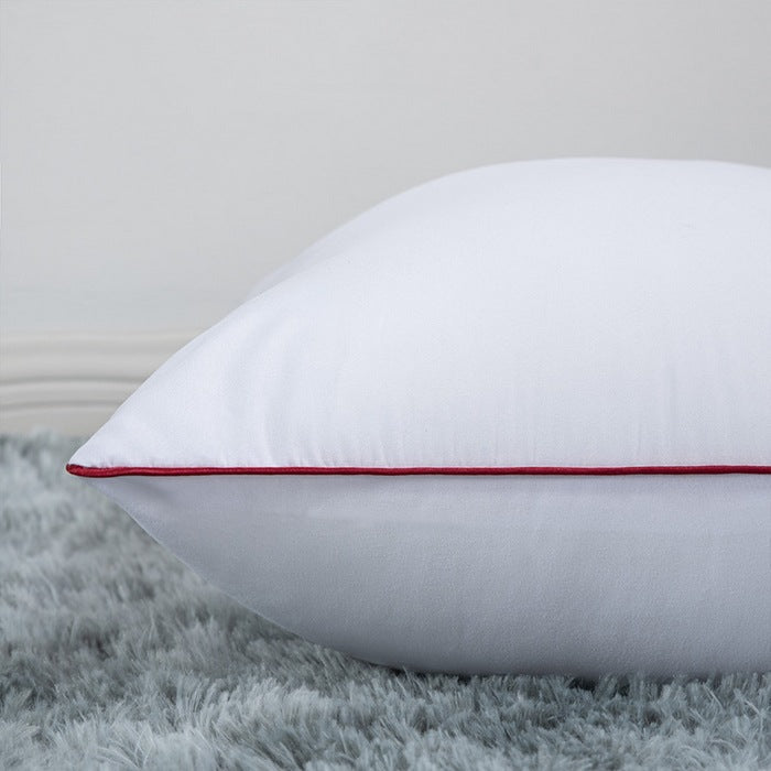 Premium square throw pillow inserts with piped edge and hypoallergenic hollow-fiber fill Vinantica
