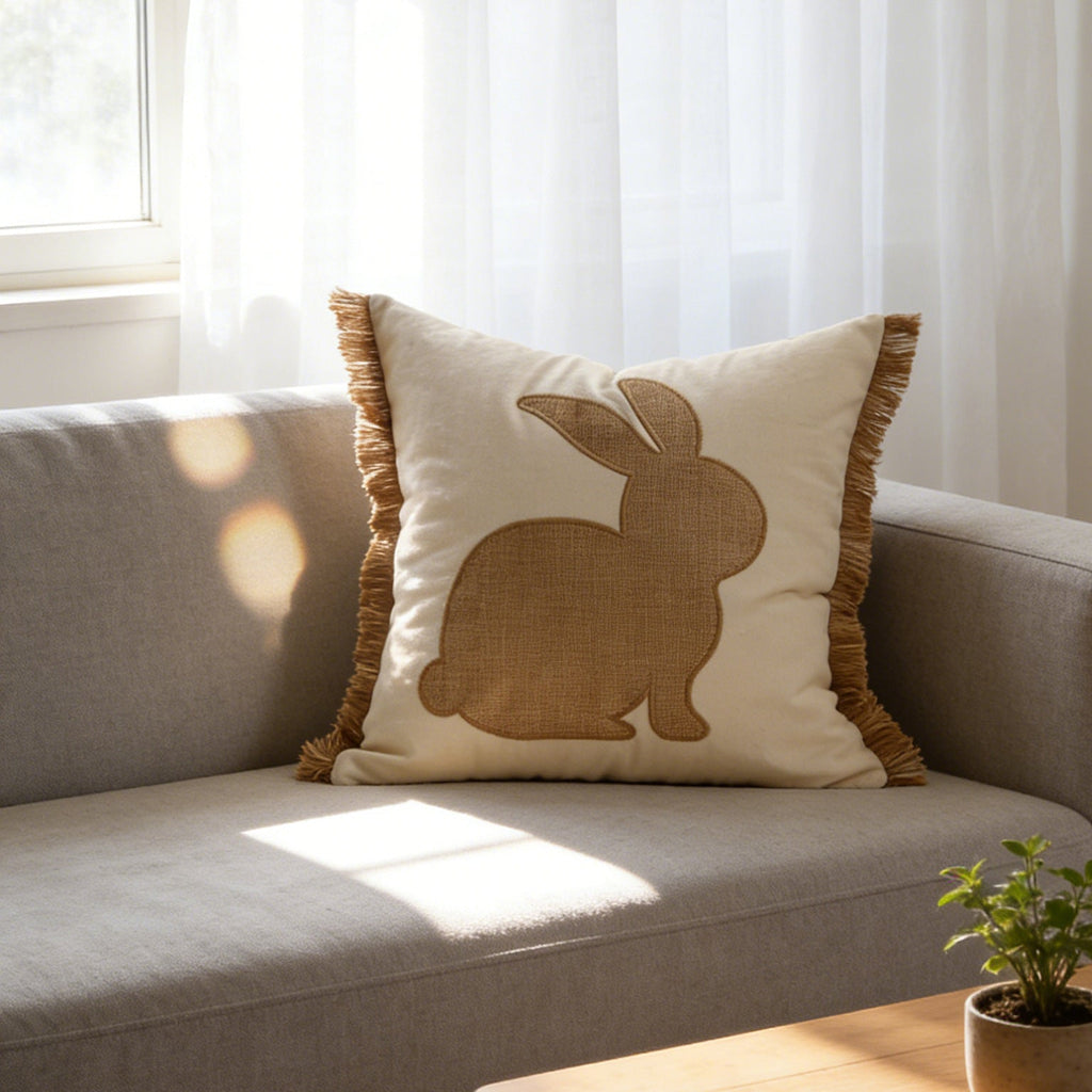 pillowcase with cute bunny motif Vinantica