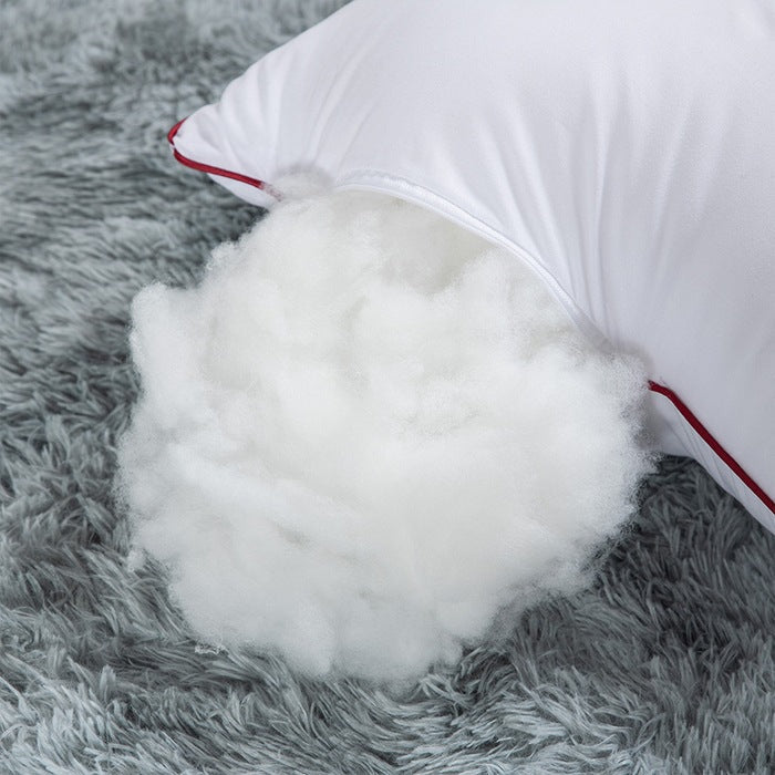 Premium square throw pillow inserts with piped edge and hypoallergenic hollow-fiber fill Vinantica