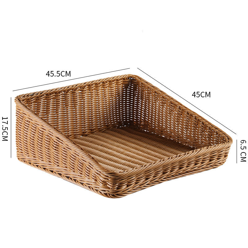 Portable Storage Box Made Of Woven Rattan
