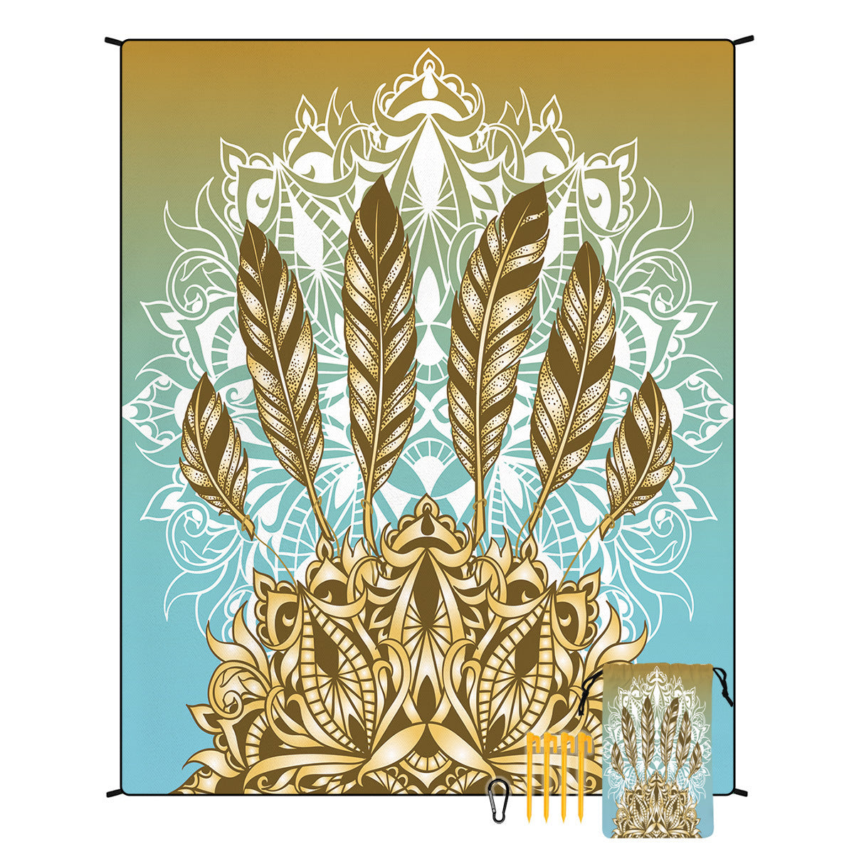 Geometric Print Tapestry Vinantica