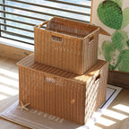 Multifunctional Storage Box Made Of Natural Wicker