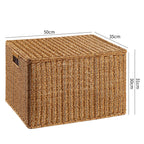 Handcrafted Rectangular Wicker Storage Box