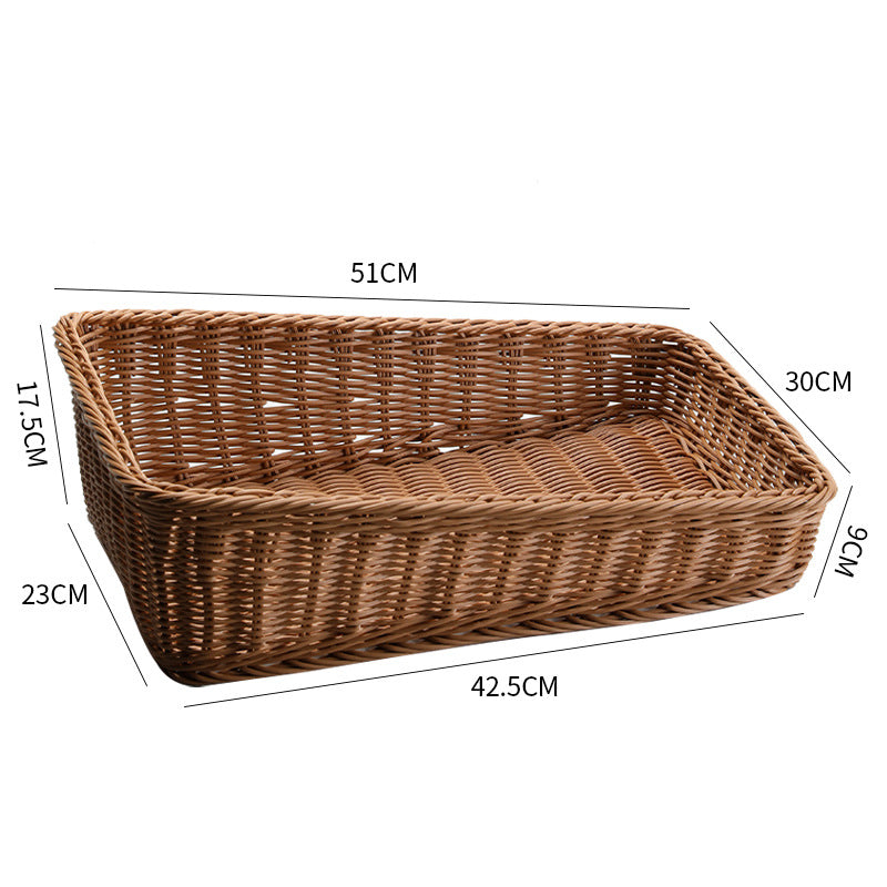Portable Storage Box Made Of Woven Rattan