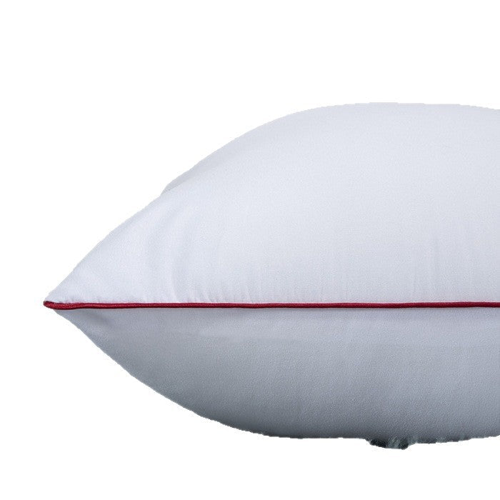 Premium square throw pillow inserts with piped edge and hypoallergenic hollow-fiber fill Vinantica