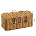 Handwoven Rectangular Storage Box