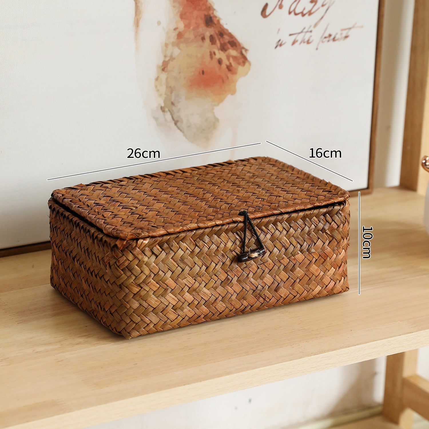 Handcrafted Oval Woven Storage Box