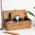 Storage Box Made Of Handwoven Natural Material