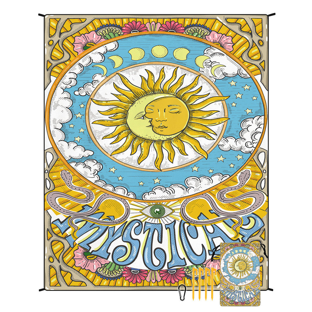 Geometric Print Tapestry Vinantica