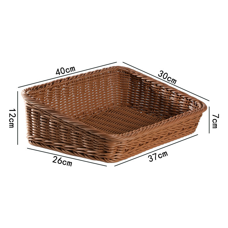 Portable Storage Box Made Of Woven Rattan
