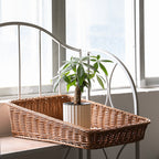 Portable Storage Box Made Of Woven Rattan