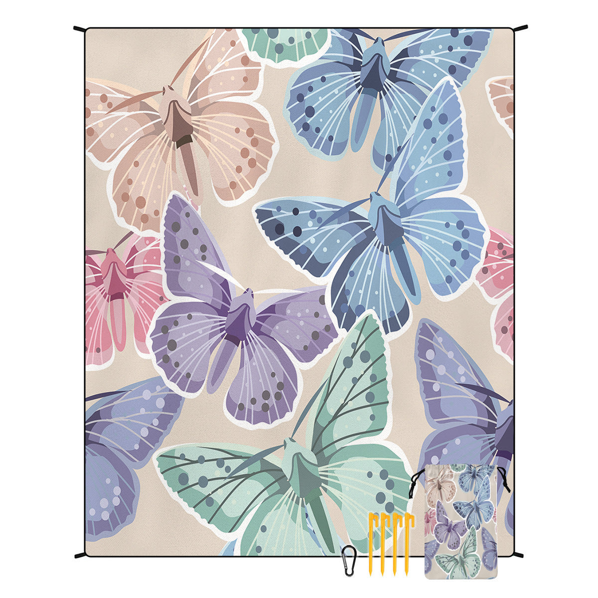Geometric Print Tapestry Vinantica