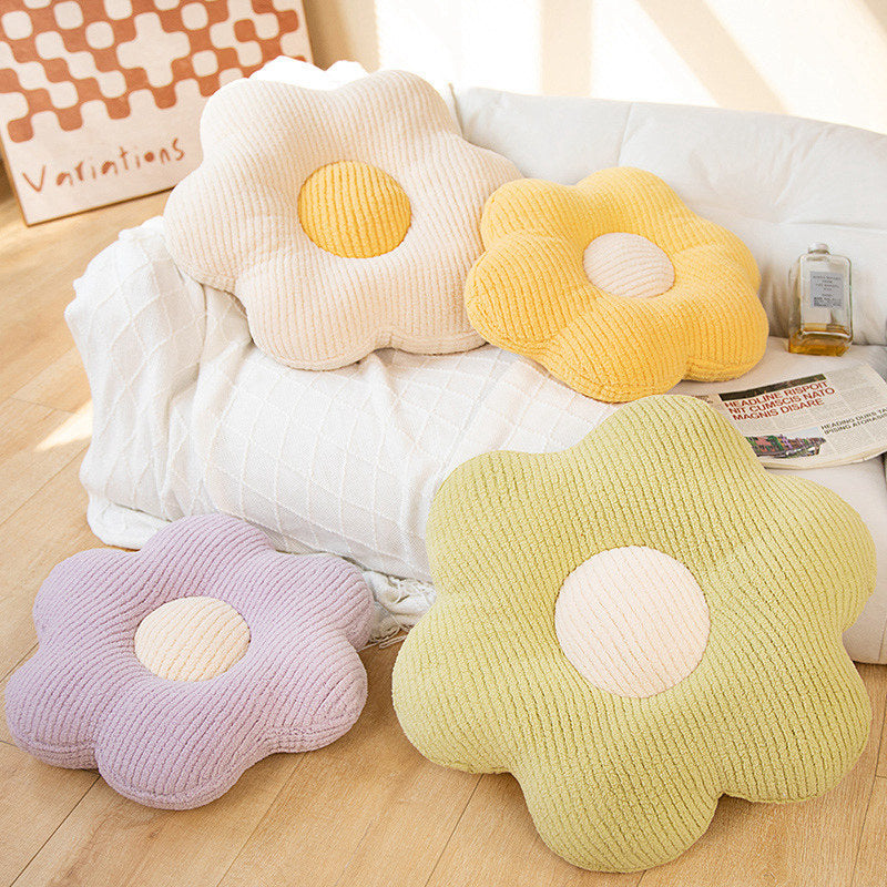 Flower-shaped cuddly pillow Vinantica