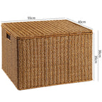 Handcrafted Rectangular Wicker Storage Box