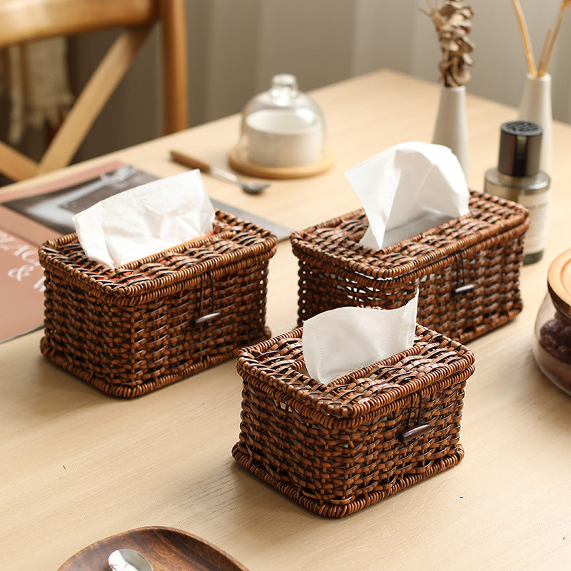 Handcrafted Wicker Storage Box