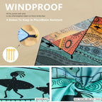 Geometric Print Tapestry Vinantica
