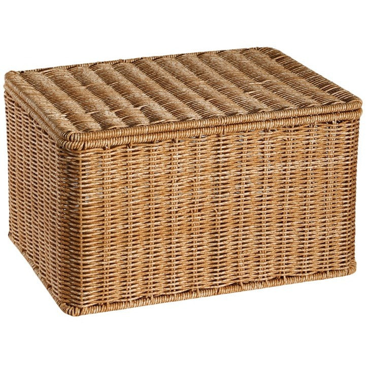 Handcrafted Rectangular Wicker Storage Box