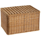 Handcrafted Rectangular Wicker Storage Box