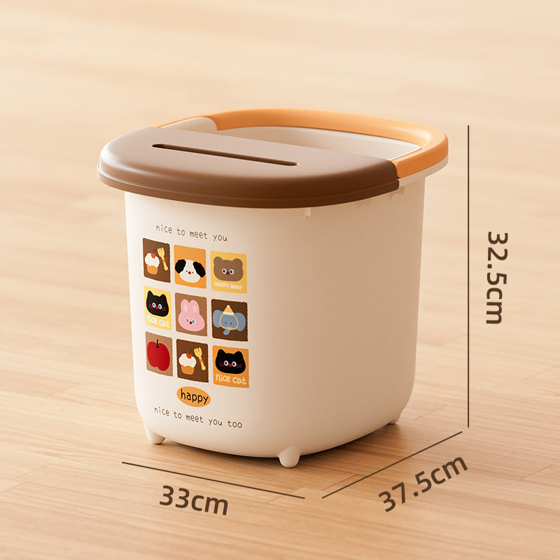 Practical And Elegant Storage Box With Handle
