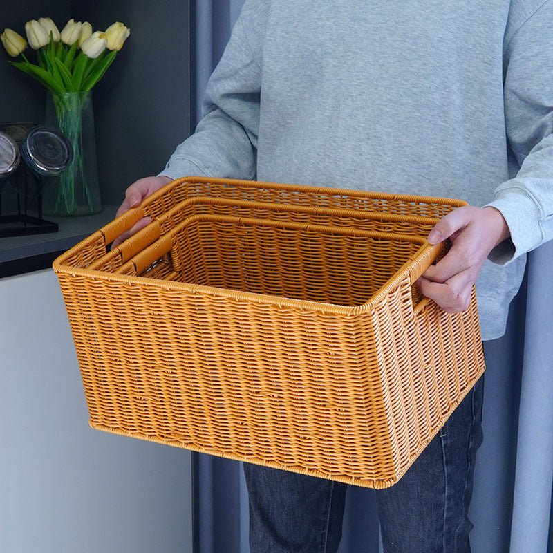 Large Storage Box Made Of Woven Material