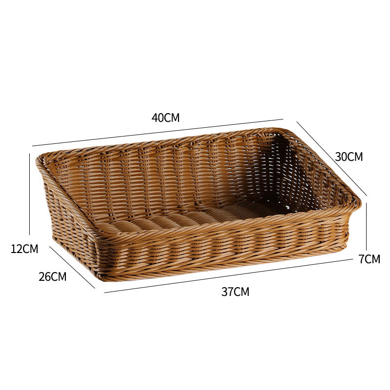 Portable Storage Box Made Of Woven Rattan