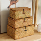 Handcrafted Oval Woven Storage Box