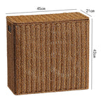 Handcrafted Rectangular Wicker Storage Box