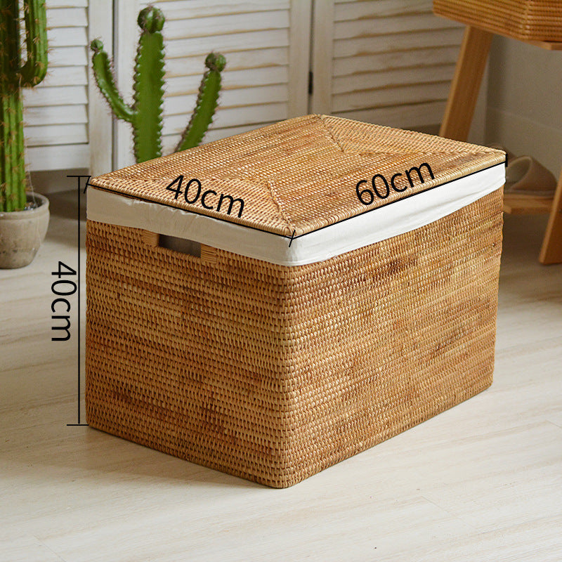 Rectangular Rattan Storage Basket