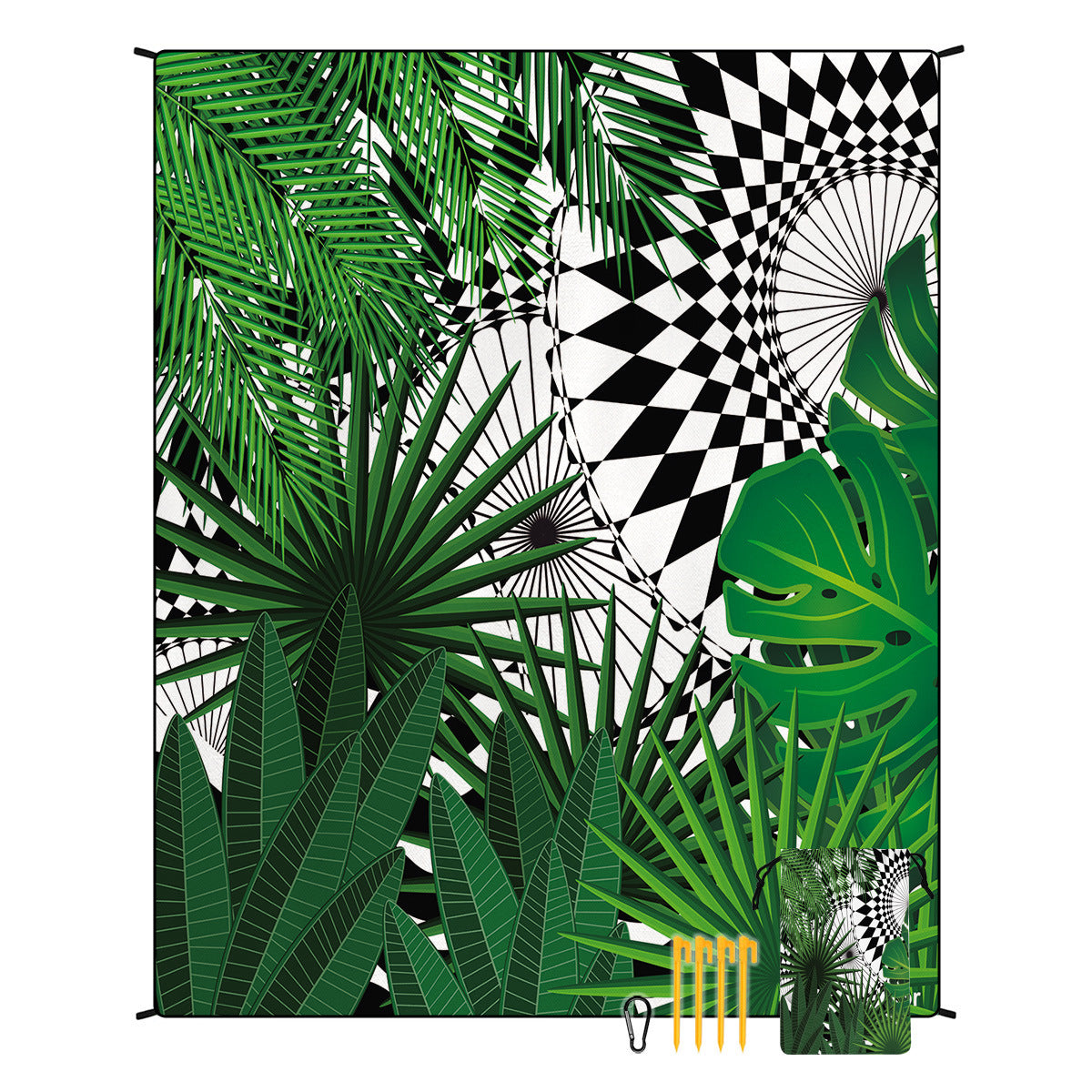 Geometric Print Tapestry Vinantica