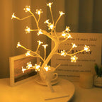 Room Decoration Cherry Blossom Lamp Maple Leaf Desktop Creativity