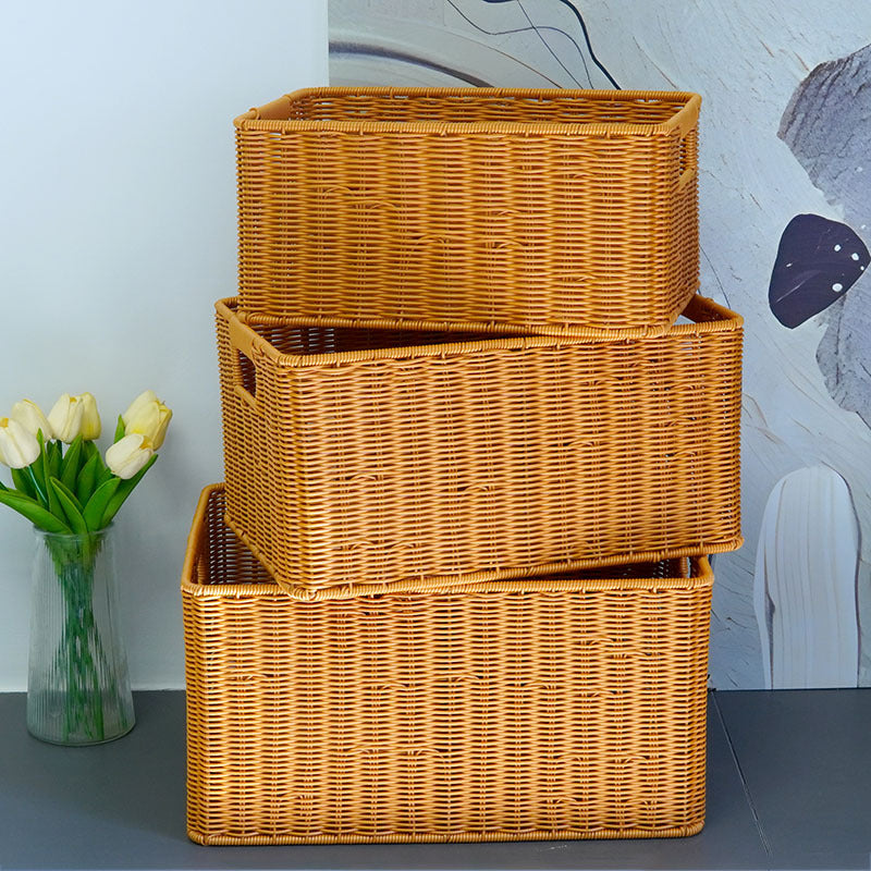 Large Storage Box Made Of Woven Material