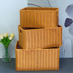 Large Storage Box Made Of Woven Material