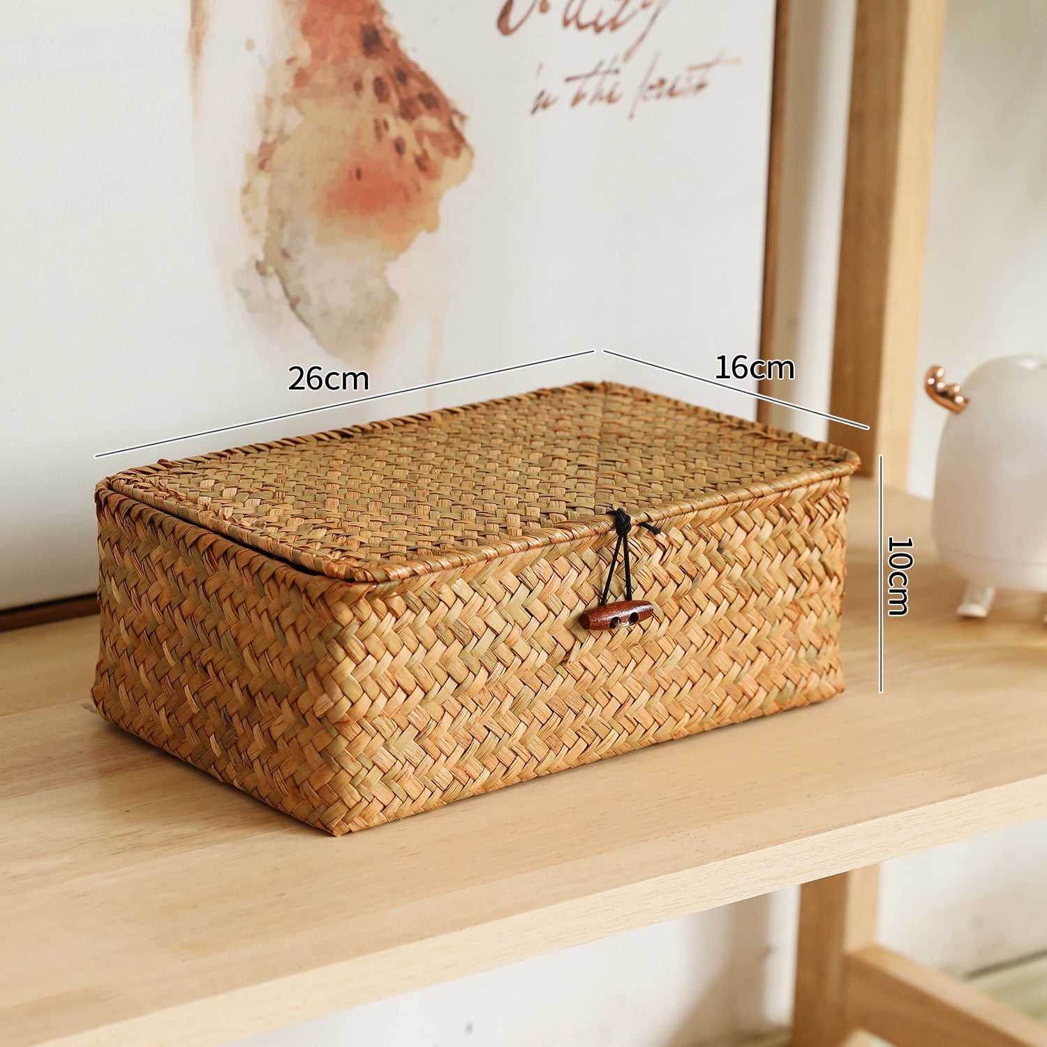 Handcrafted Oval Woven Storage Box