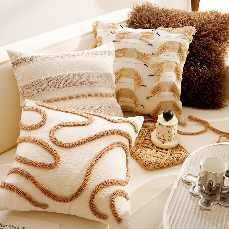 Structured Decorative Cushion Cover Vinantica
