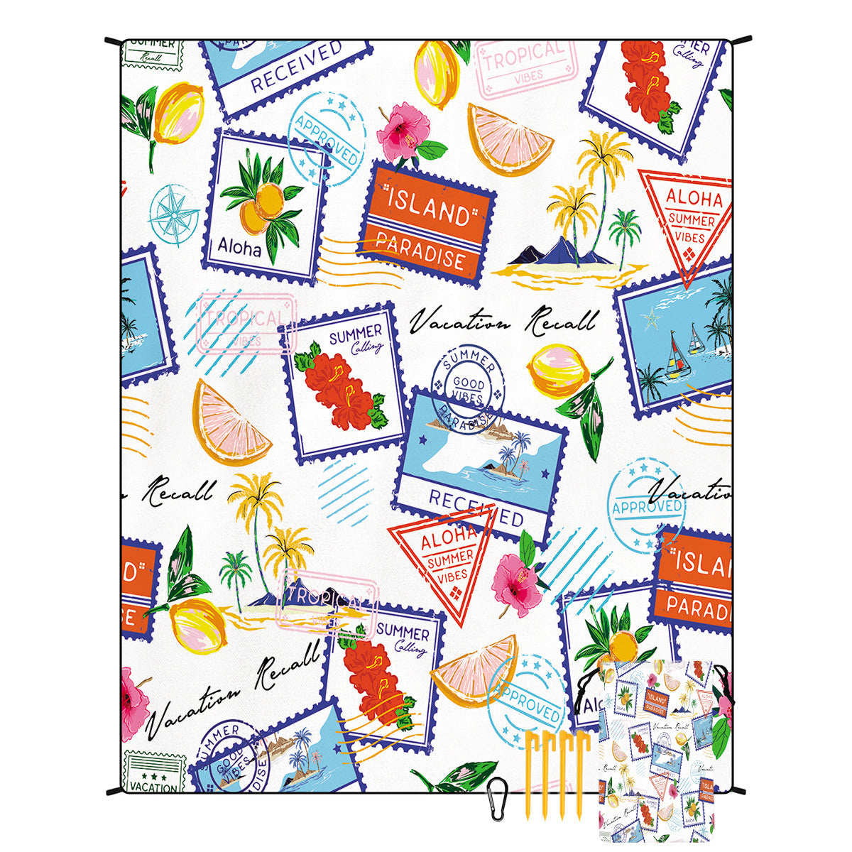 Geometric Print Tapestry Vinantica