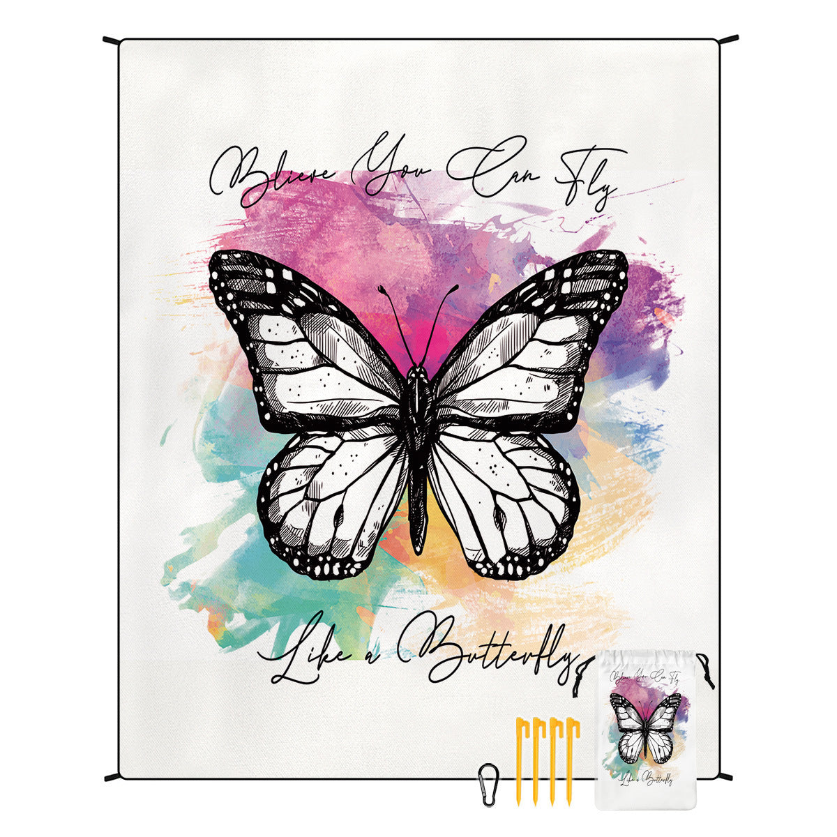 Geometric Print Tapestry Vinantica