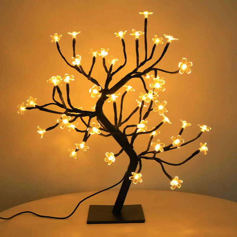 Room Decoration Cherry Blossom Lamp Maple Leaf Desktop Creativity